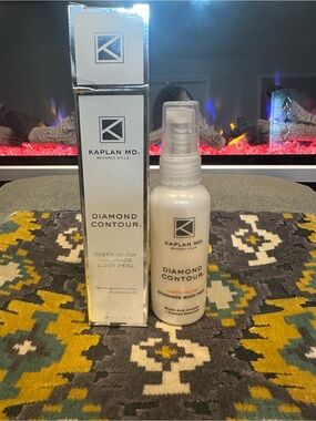 Kaplan Diamond Contour Insta-Glow Body Peel - Pearl White and Silver
